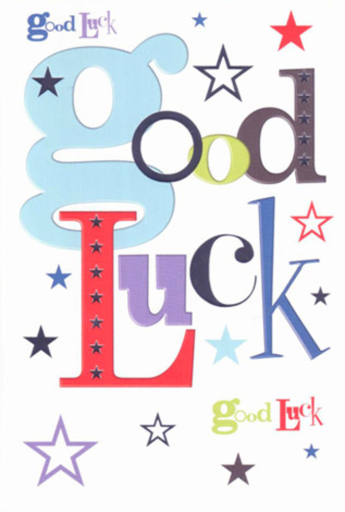 Alive with exuberance, this good luck card becomes a visual celebration rooted in Tadworth's friendly energy-its lively typography and dancing stars mirroring the hustle and hope of daily life along the leafy lanes near Tattenham Corner. Every letter springs forward with personality: airy, pastel blue; bold, ink-black; spirited red; with dazzling stars that leap and play, creating a sense of movement and gentle encouragement. The open white spaces, reminiscent of clear days over Tadworth Park, allow each colour and curve to breathe, offering a sense of calm amid the bursts of supportive cheer. The tactile pleasure of smooth, high-quality card is present in every detail, echoing the care a local florist pours into weaving together a congratulatory bouquet. This isn't just a card-it's an emblem of hope and spirited belief, a silent cheerleader designed to usher its recipient onto their next adventure, whether that's a new job on Cross Road or an exciting step forward celebrated over coffee in a local café. It resonates with the kind of genuine, uplifting energy that makes Tadworth's community truly special.